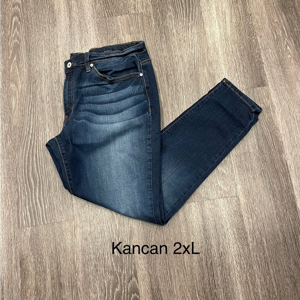 Kancan skinny dark wash  2XL